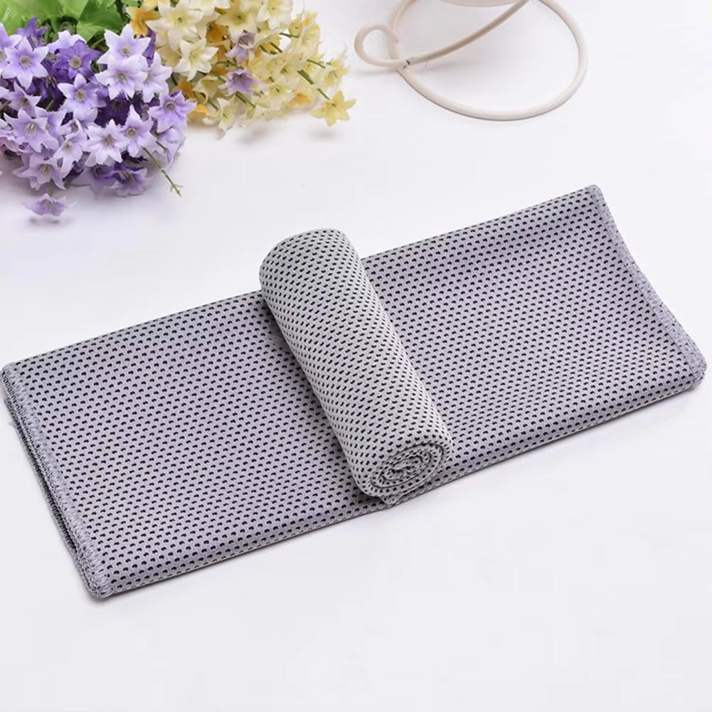 Ice Cold Wipe Sweat Towel Outdoor Cooling Towel Fitness Sports Gym Running Quick Dry Cooling Towel Cold Sports Towels Gym Towels