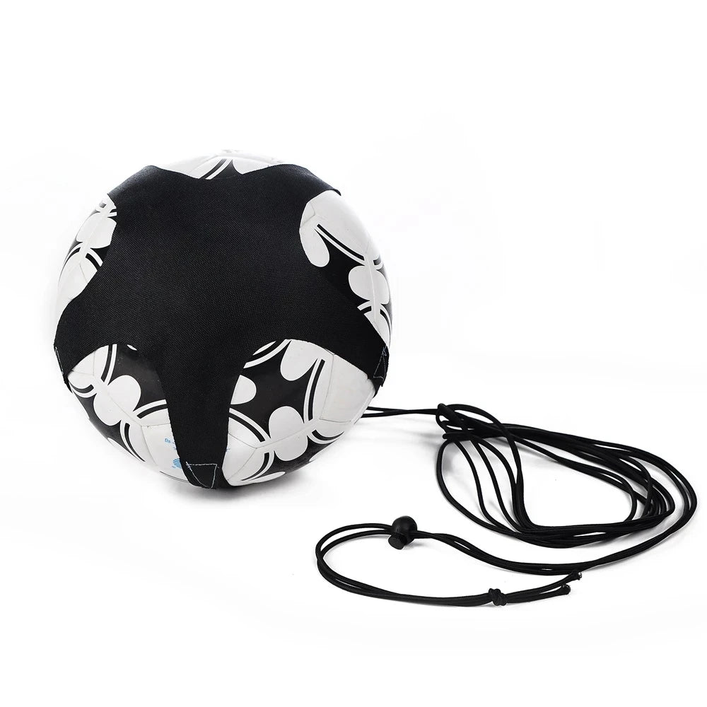 Soccer Ball Juggle Bag Children Auxiliary Circling Belt Football Training Accessories Kick Solo Soccer Trainer Football Kick