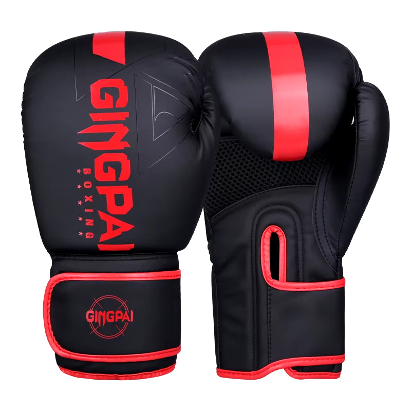 8/10/12/14Oz Boxing Gloves PU Leather Muay Thai MMA Profession Kickboxing Adults Sandbag Training Gloves Equipment